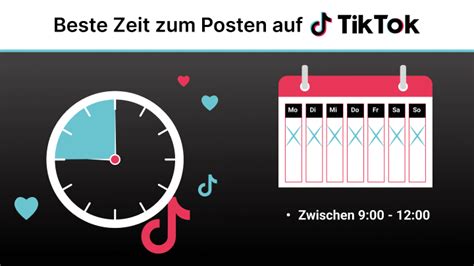 TikTok Post Zeiten in Deutschland und International。